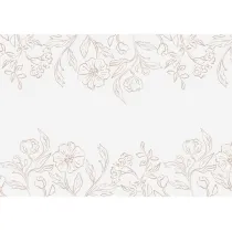 PartyDeco Bie�nik flizelinowy kwiatowy 40x500cm