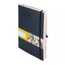 Kalendarz 2025 B5 Impresja DNS granatowy
