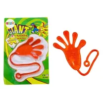 Lepka r�czka elastyczna glut slime pomara�czowa LeanToys