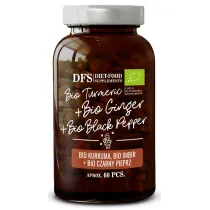 Diet-Food Kurkuma - imbir - piperyna Suplement diety 60 tab. bio