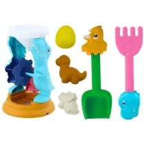 Zestaw zabawek do piasku dinozaury LeanToys