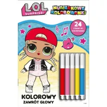 L.O.L. Surprise! Numerkowe kolorowanki 2. Kolorowy zawr�t g�owy