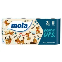 Mola Papier toaletowy bdzie ups Ecolabel 3-warstwowy 8 szt.