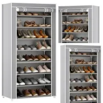 LeanToys Organizer 8-poziomowy na buty os�ona szara
