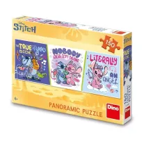 Puzzle panoramiczne Disney Stitch Relaks 150el Dino Toys