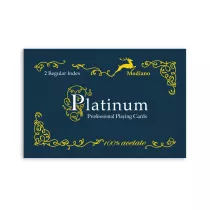 Platinum Acetate Karty, karty do gry, niebieskie, czerwone Modiano