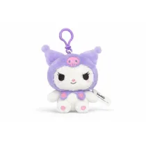 Hello Kitty Fluffy Keychain Kuromi Fioletowa 13cm