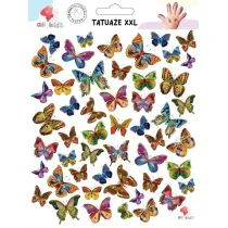 Tatuae zmywalne dla dzieci Motylki XXL All4Kids