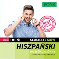 S�uchaj i m�w. 500 s��w... i m�wisz. S�ownictwo hiszpa�skie A2/B1 z nagraniami. Ksi��ka + CD