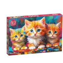 Puzzle 500 el. Three Little Hearts CherryPazzi