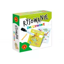 Rysowanie zmazywanie. Dinozaury Alexander