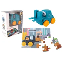 Auto puzzle 20 el. Przygoda drogowa - widlak Pro Kids
