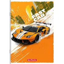 Herlitz Zeszyt A5 Crazy Fast Car dwie linie 16 kartek