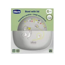 Chicco Miseczka z pokrywk� szara 6m+