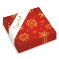 Herlitz Serwetka 3-wastwowe czerwone Gwiazdy 9575777 33 x 33 cm