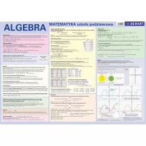 Matematyka. Algebra. Szkoa podstawowa. Plansza edukacyjna na cian i biurko + ksieczka edukacyjna