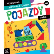Wyklejanka, rysowanka. Pojazdy w akcji