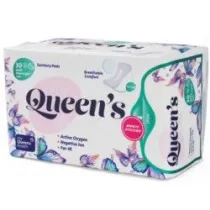 Bio Organic Foods Queens Wkadki higieniczne 30 szt.