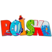 Pan Dragon Magnes I love Poland Polska