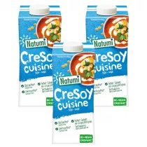Natumi Zagszczony produkt sojowy do gotowania i pieczenia bezglutenowy Zestaw 3 x 200 ml Bio