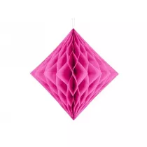 Diament bibuowy ciemny rowy 30cm