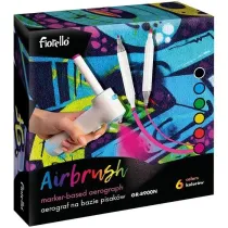 Fiorello Airbrush dugopisy do malowania w sprayu 6 kolorw