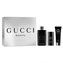 Gucci Zestaw Woda perfumowana Guilty Pour Homme + el pod prysznic + Dezodorant w sztyfcie 90 ml