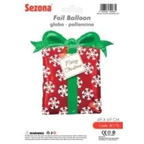 Balon Bo�e Narodzenie Prezent 49x69cm