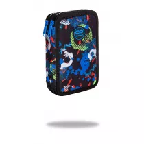 Pirnik Coolpack podwjny z wyposaeniem Jumper 3 Football Blue