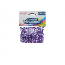 Cekiny b�yszcz�ce B 160 fioletowy 8mm, 10g