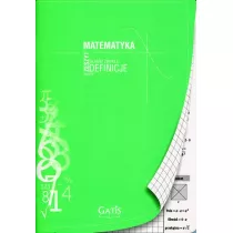 Gatis Zeszyt A5 matematyka z kompedium wiedzy na marginesach kratka 60 kartek
