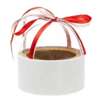Rozette Pude�ko Flower Box bia�y