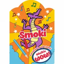 Malowanka Wielkie WOW Smoki Naklejki