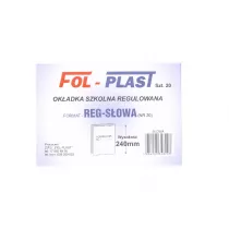 Fol-Plast Okadka na podrcznik regulowana nr 20 20 szt.