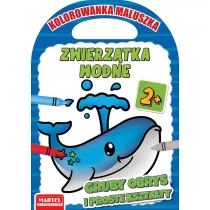 Kolorowanka maluszka. Zwierztka wodne