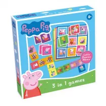 winka Peppa gra 3w1 (Lotto,Domino,Memo) Peppa Pig