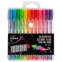 Derform D�ugopisy �elowe fluo 12 szt.