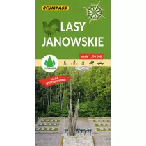 Mapa turystyczna Lasy Janowskie lam 1:50 000