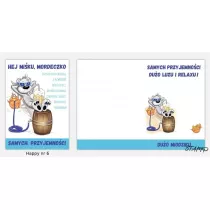 Stamp Karnet Happy B6 + koperta wz�r nr 06