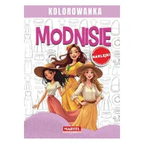Modnisie. Kolorowanka z naklejkami