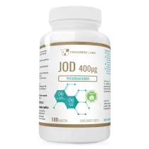 Progress Labs Jod 400 jednostek suplement diety 180 tab.