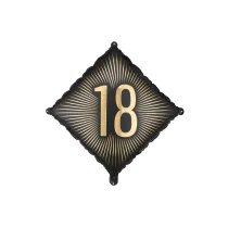 PartyDeco Balon foliowy   18  , 46x46 cm, mix  1 op. / 1 szt.