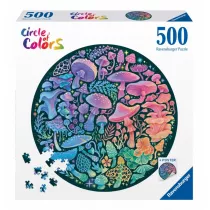 Puzzle 2D Paleta kolorw 500 el. Grzyby Ravensburger