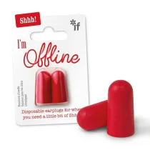 Shhh! Zatyczki do uszu - I`m Offline