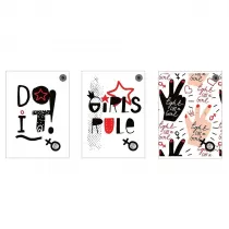 Ziemia Obiecana Zeszyt A4 Girls Rule linia 80 kartek 5 szt.