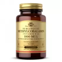 Solgar Sublingual Methylcobalamin (Vitamin B12) 1000 mcg Suplement diety 60 tab.