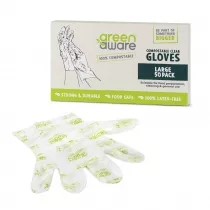 Greenaware Kompostowalne rkawiczki jednorazowe, rozm. L 50 szt.