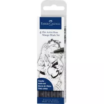 Faber-Castell Zestaw do kaligrafii Manga 4 szt.