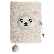 Pami�tnik A5 w�ochacz z k��dk� 3D My Little Friend Sheep 96 kartek