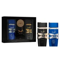 Lattafa Zestaw 5th Anniversary Asad Woda perfumowana + Asad Zanzibar Woda perfumowana 2 x 100 ml